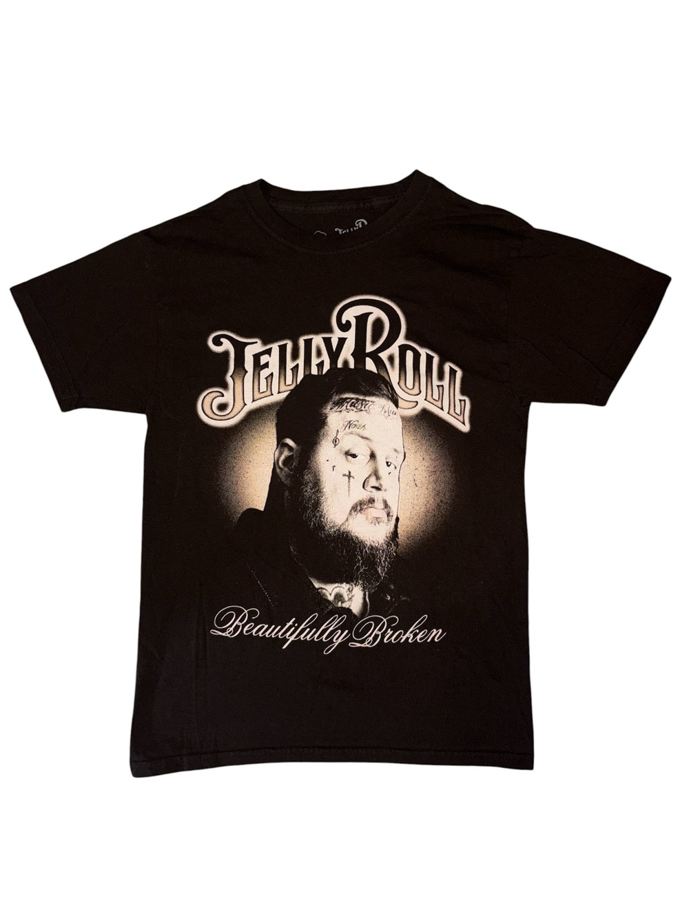 Mens Jelly Roll Brown Beautifully Broken Short Sleeve Tee